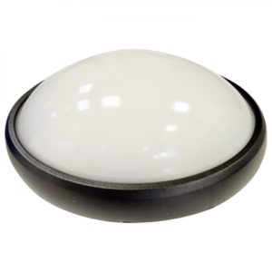 8W Плафониера Кръг Черно Тяло 4000К IP66