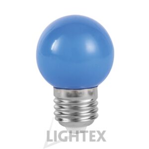 LED КРУШКА СИНЯ 1W 220V P45 E27 LIGHTEX