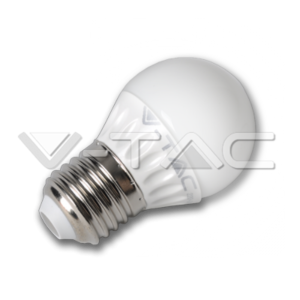 LED Крушка - 4W E27 G45 Бяла Светлина