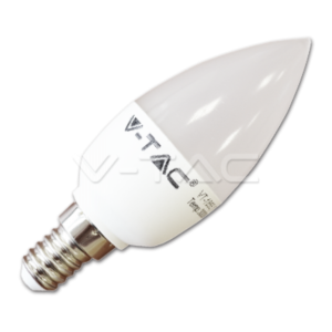 LED Крушка - 6W E14 Кендъл Топло 4500K