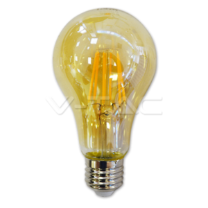 LED Крушка - 8W E27 Filament Amber 2300K