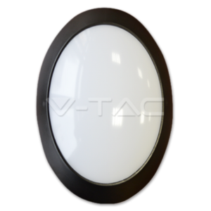 12W LED Овално Тяло Външен Монтаж Черно Тяло IP66 4500K