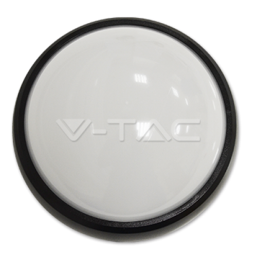 12W Плафониера Черно Тяло 4500К IP65
