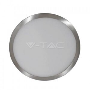 12W LED Панел Външен монтаж Сатен Никел - Кръгъл Модул 4500К