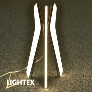 LED НАСТОЛНА ЛАМПА FANG 16W 3200K ХРОМ LIGHTEX