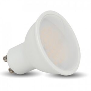 LED Крушка - 3W GU10 Пластик Бяло 3000K 110°
