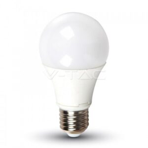 LED Крушка - 9W E27 A60 Термо Пластик 4000K