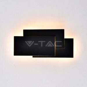 12W LED Стенна Лампа Черно Тяло IP20 4000K