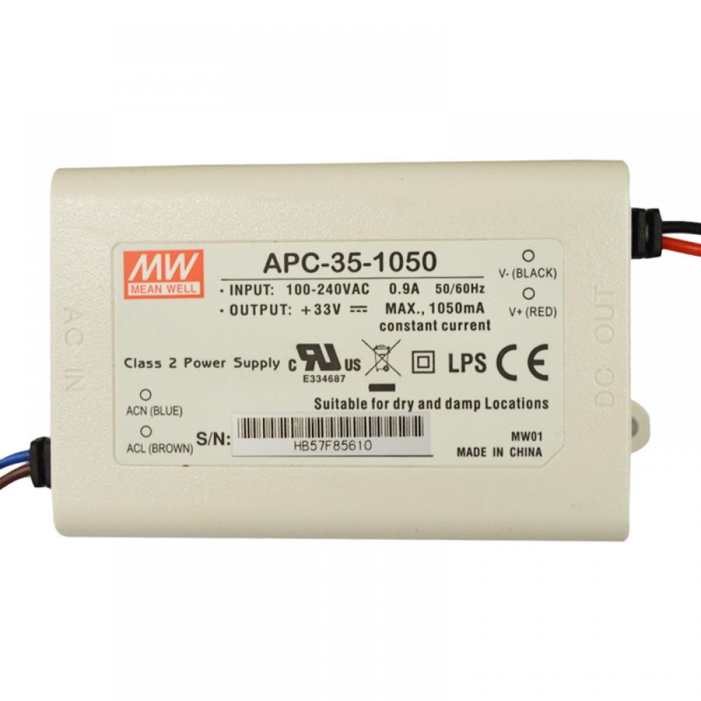 LED ДРАЙВЪР 35W 15-50V 700MA IP42 MEAN WELL