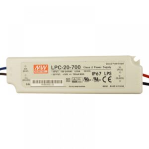 LED ДРАЙВЪР 20W 9-30V 700MA IP67 MEAN WELL