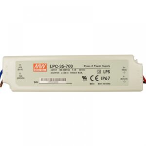 LED ДРАЙВЪР 35W 9-48V 700MA IP67 MEAN WELL