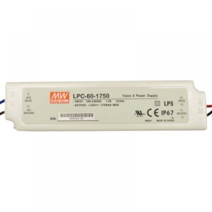 LED ДРАЙВЪР 60W 9-34V 1750MA IP67 MEAN WELL