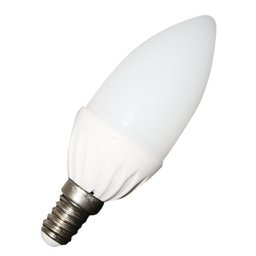 LED Крушка - 4W E14 Кендъл Топло Бяла Светлина